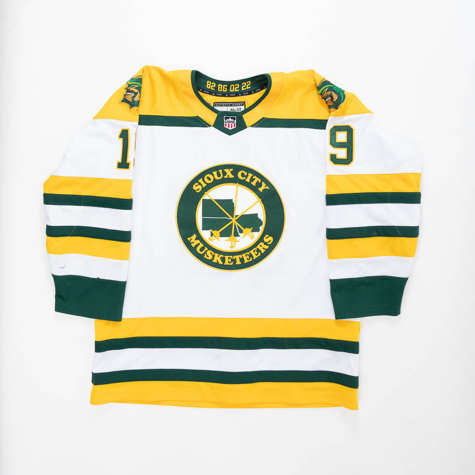 Hagen Burrows Game-Used Jersey